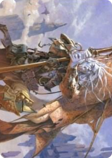 0043 Sea Gate Banneret Art Card S Art Series: Zendikar Rising