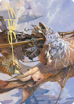 0043 Sea Gate Banneret Art Card (Gold-Stamped Signature) S Art Series: Zendikar Rising