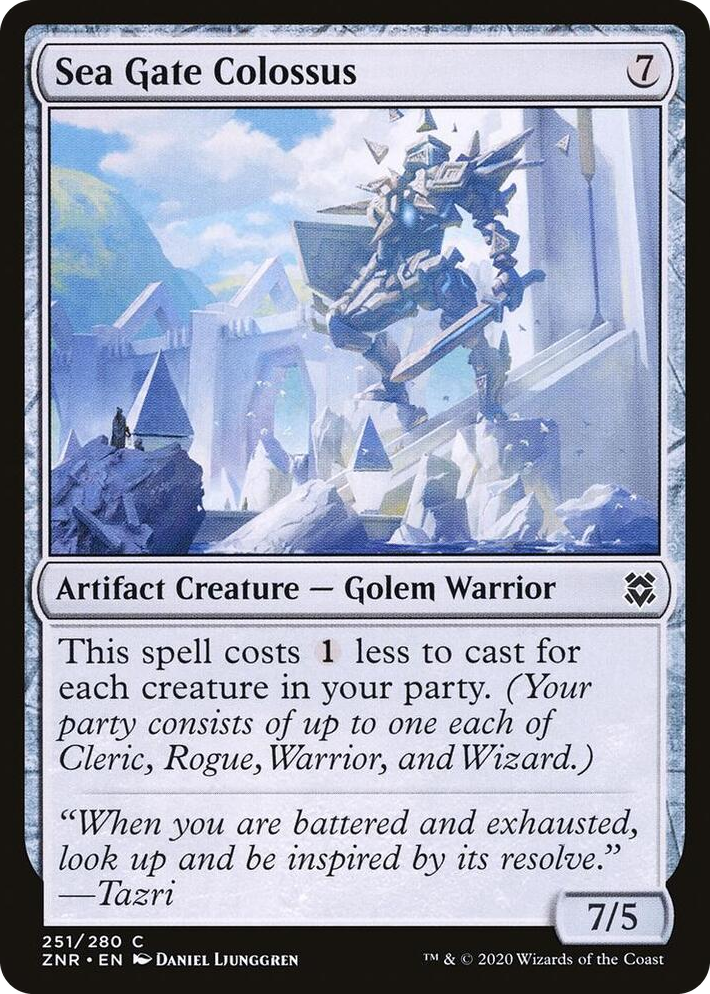 0251 Sea Gate Colossus C Zendikar Rising