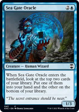 0043 Sea Gate Oracle C Commander: Kaldheim