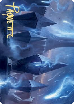 0049 Sea Gate Restoration Art Card (Gold-Stamped Signature) S Art Series: Zendikar Rising