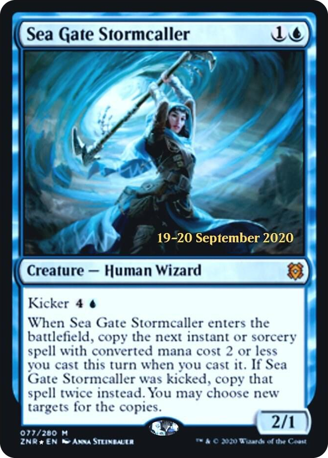 Sea Gate Stormcaller #77 M - Prerelease Cards Pokemon card