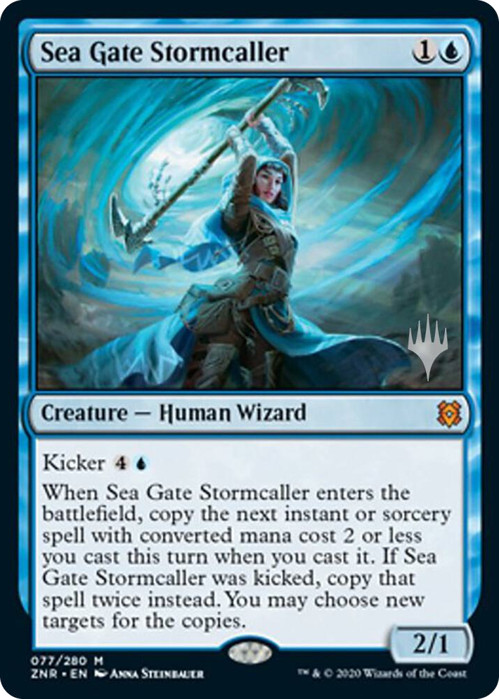 0077 Sea Gate Stormcaller M Promo Pack: Zendikar Rising
