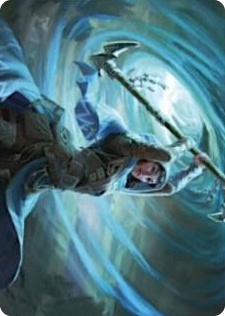0050 Sea Gate Stormcaller Art Card S Art Series: Zendikar Rising