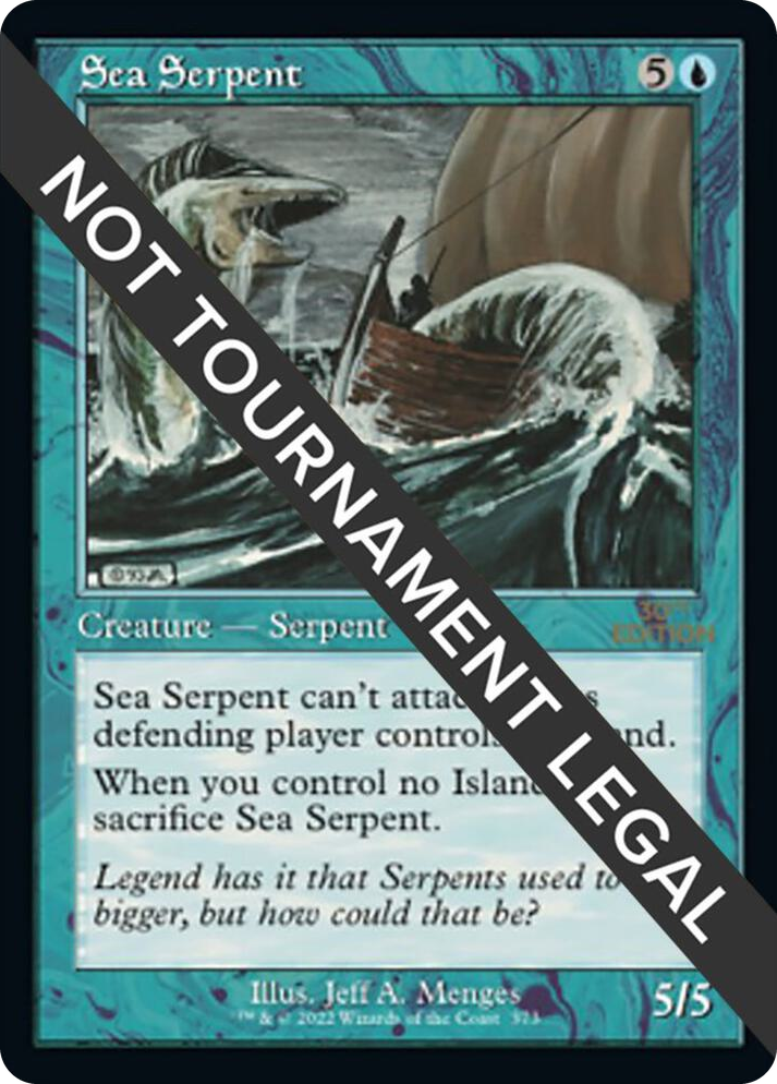 0373 Sea Serpent (Retro Frame) C 30th Anniversary Edition