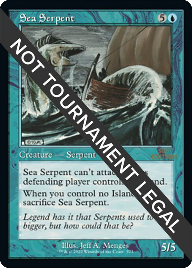 0373 Sea Serpent (Retro Frame) C 30th Anniversary Edition