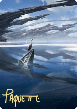 0031 Seachrome Coast Art Card (Gold-Stamped Signature) S Art Series: Zendikar Rising