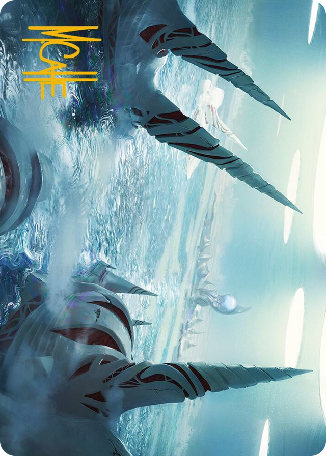 0061 Seachrome Coast Art Card (Gold-Stamped Signature) S Art Series: Phyrexia: All Will Be One