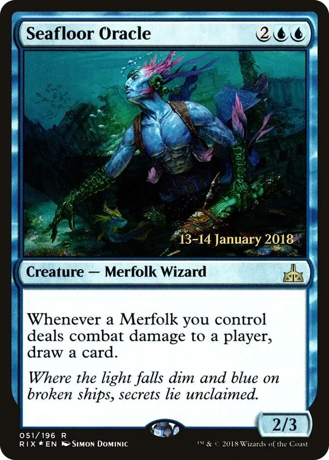 0051 Seafloor Oracle R Prerelease Cards