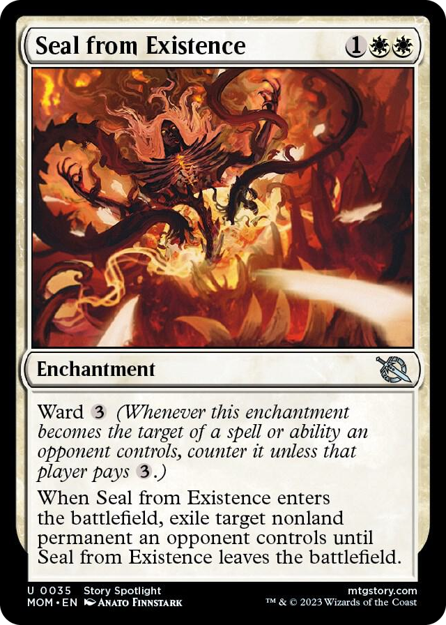 Seal from Existence #35 U - March of the Machine Pokemon card