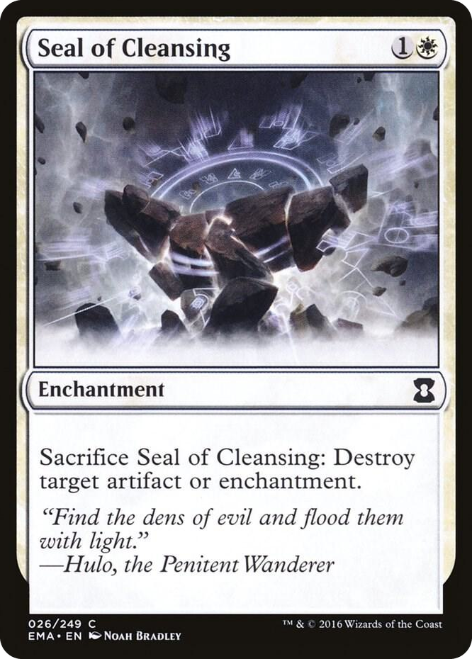 Seal of Cleansing #26 C - Eternal Masters Pokemon card