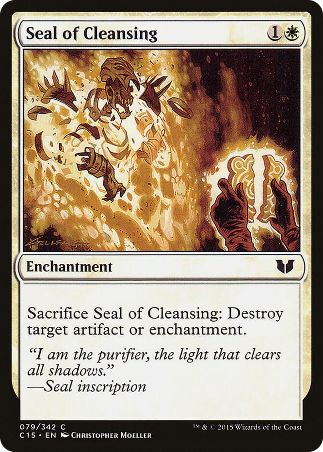 Seal of Cleansing #79 C - Commander 2015 Pokemon card