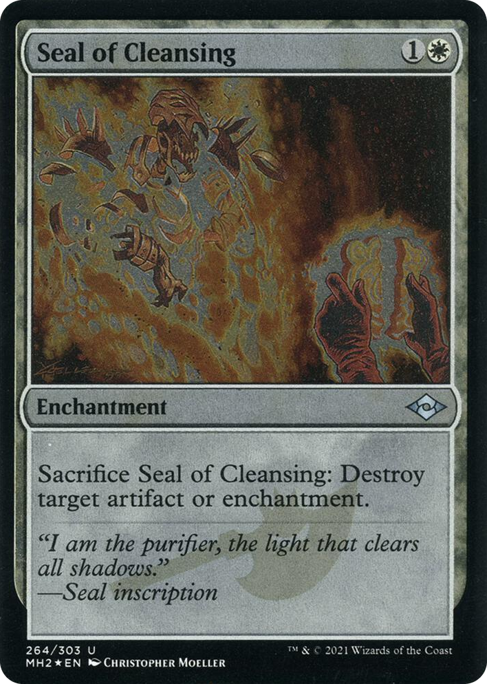 0264 Seal of Cleansing (Foil Etched) U Modern Horizons 2