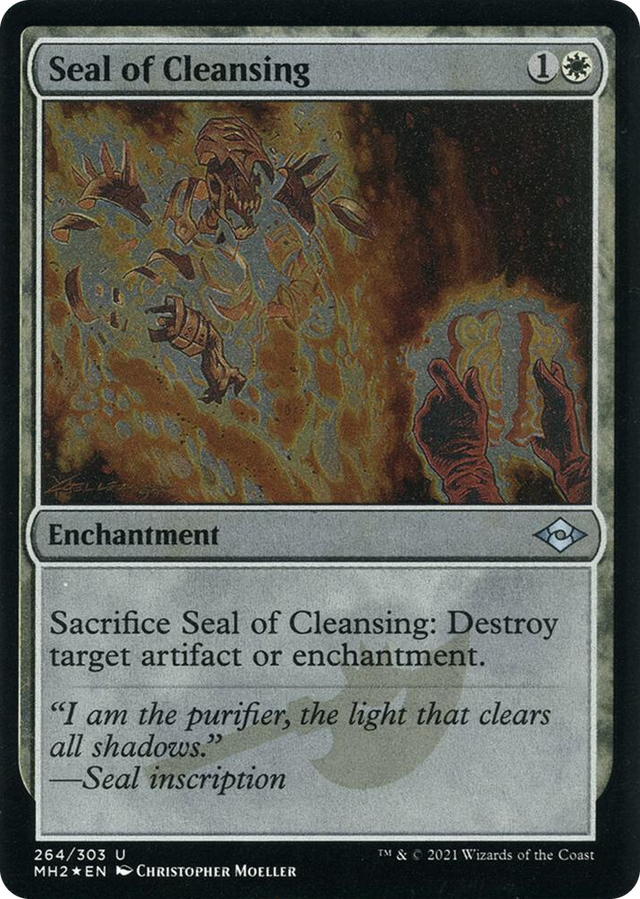 0264 Seal of Cleansing (Foil Etched) U Modern Horizons 2