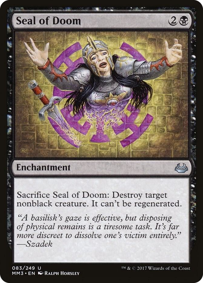 Seal of Doom #83 U - Modern Masters 2017 Pokemon card