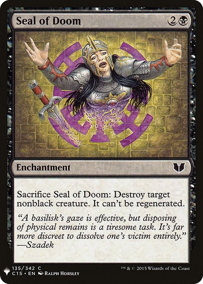0135 Seal of Doom C The List Reprints