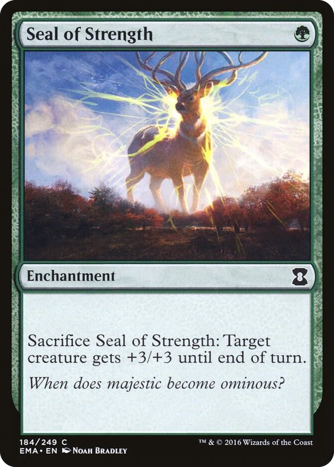 Seal of Strength #184 C - Eternal Masters Pokemon card