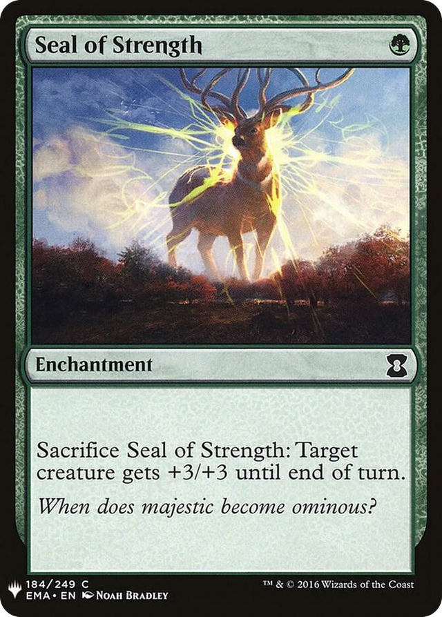0184 Seal of Strength C The List Reprints