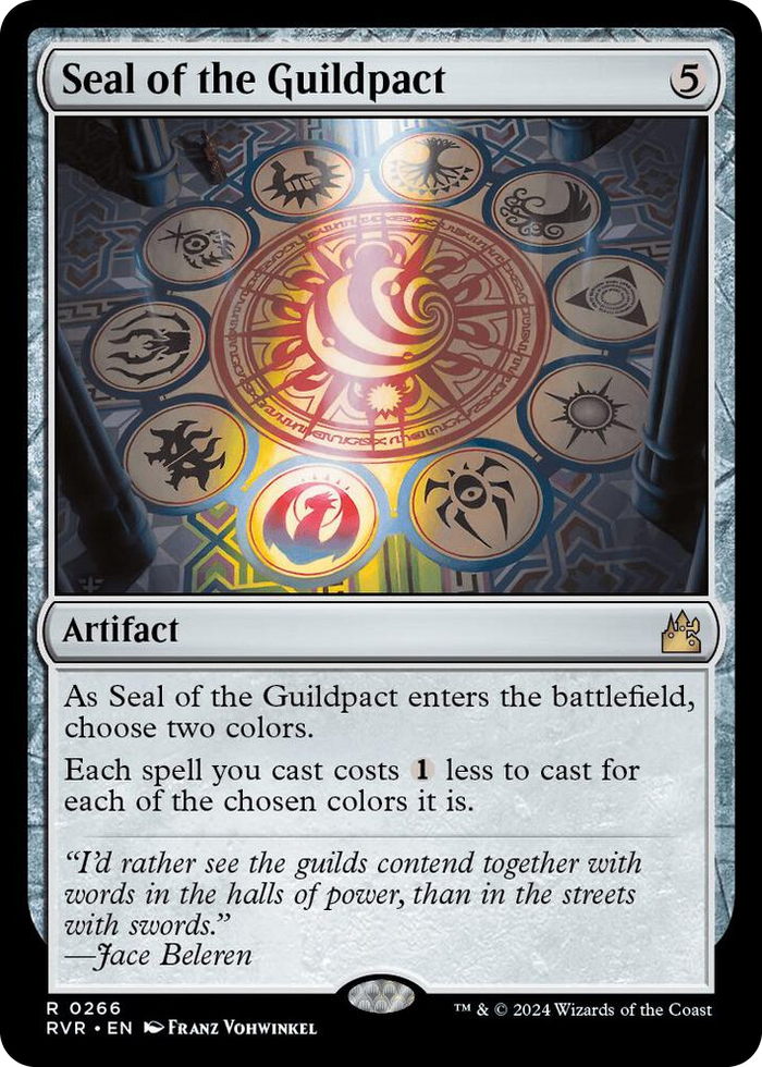 Seal of the Guildpact #266 R - Ravnica Remastered Pokemon card