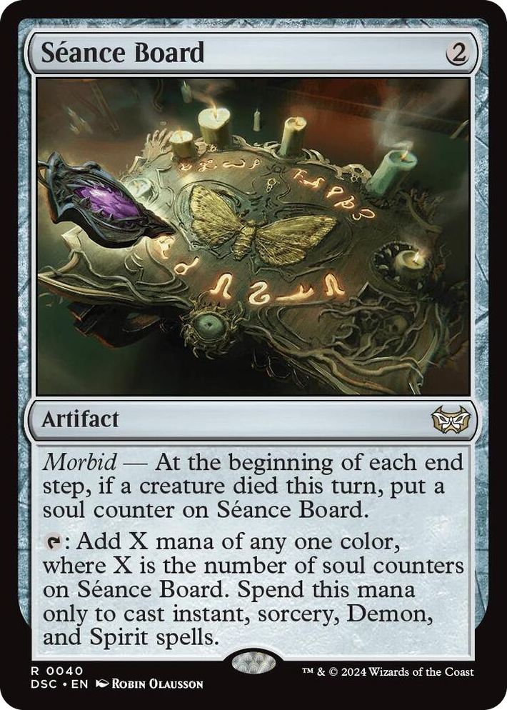 0040 Seance Board R Commander: Duskmourn: House of Horror