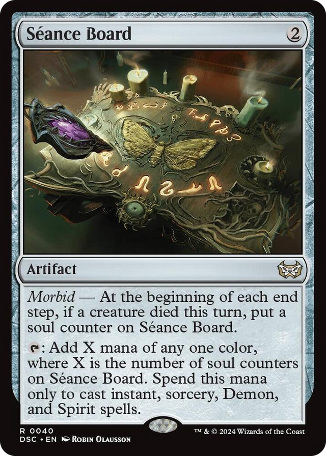0040 Seance Board R Commander: Duskmourn: House of Horror