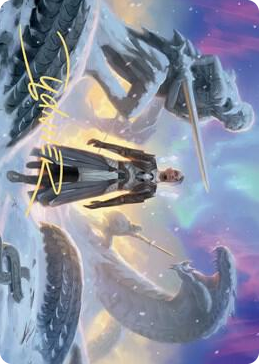 0007 Search for Glory Art Card (Gold-Stamped Signature) S Art Series: Kaldheim