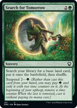0137 Search for Tomorrow C Commander: Dominaria United