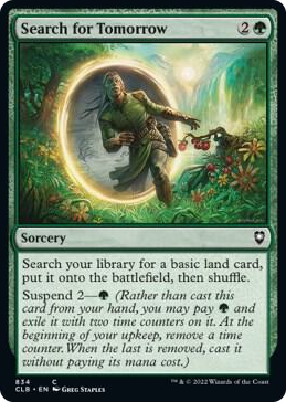 Search for Tomorrow #834 C - Commander Legends: Battle for Baldur's Gate Pokemon card