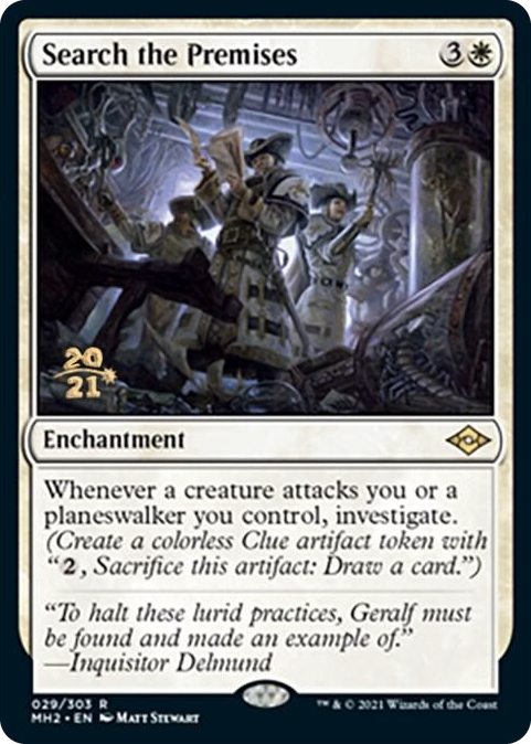 0029 Search the Premises R Prerelease Cards