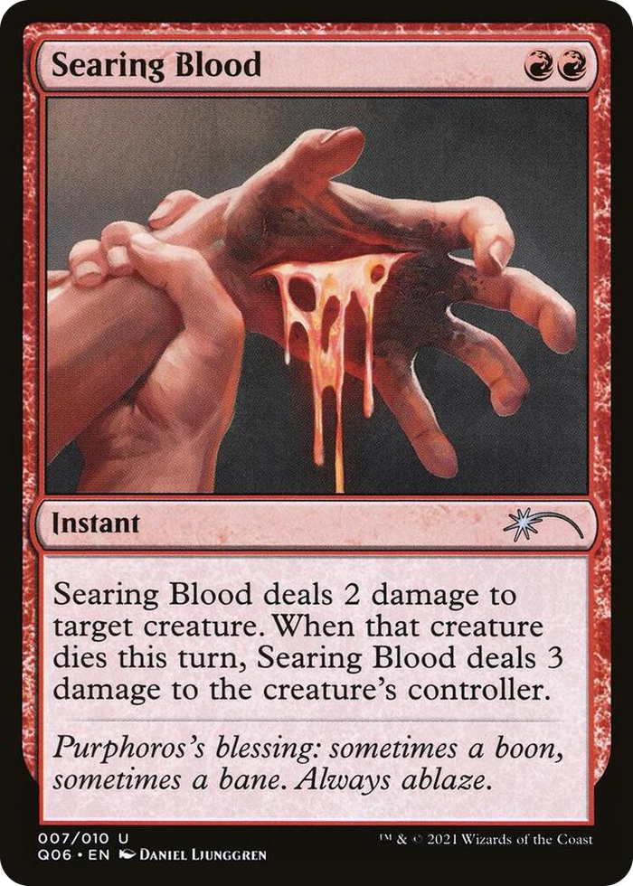 Searing Blood #7 U - Unique and Miscellaneous Promos Pokemon card