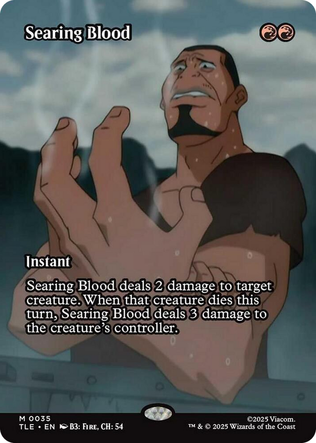 0035 Searing Blood (Borderless) M The Last Airbender: Eternal-Legal