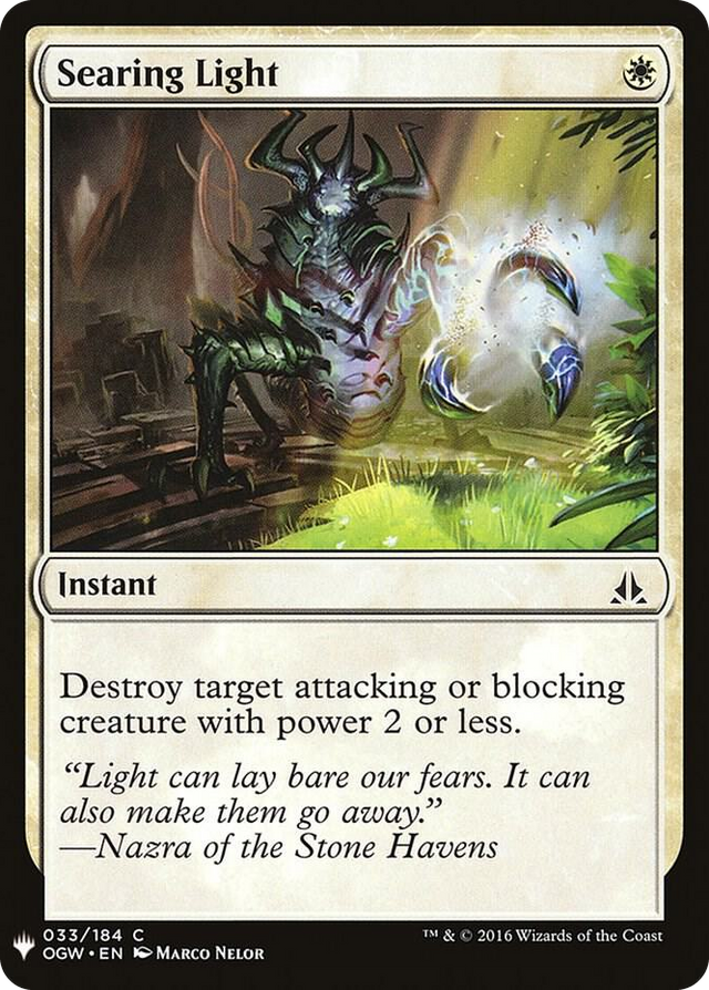 0033 Searing Light C The List Reprints