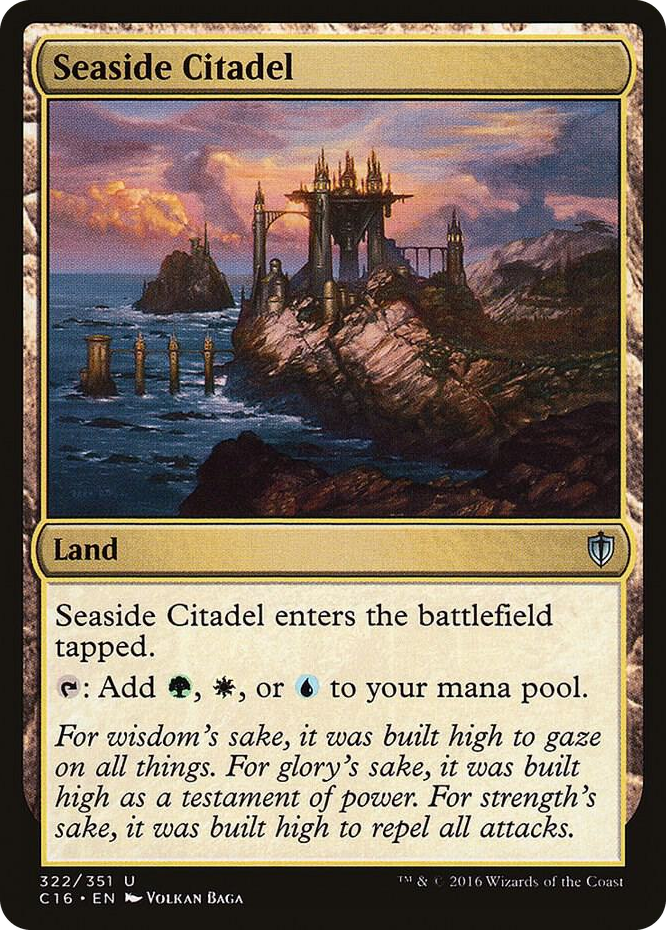 Seaside Citadel #322 U - Commander 2016 Pokemon card