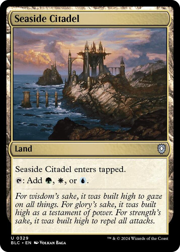 0329 Seaside Citadel U Commander: Bloomburrow