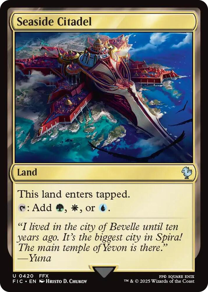 0420 Seaside Citadel U Commander: FINAL FANTASY