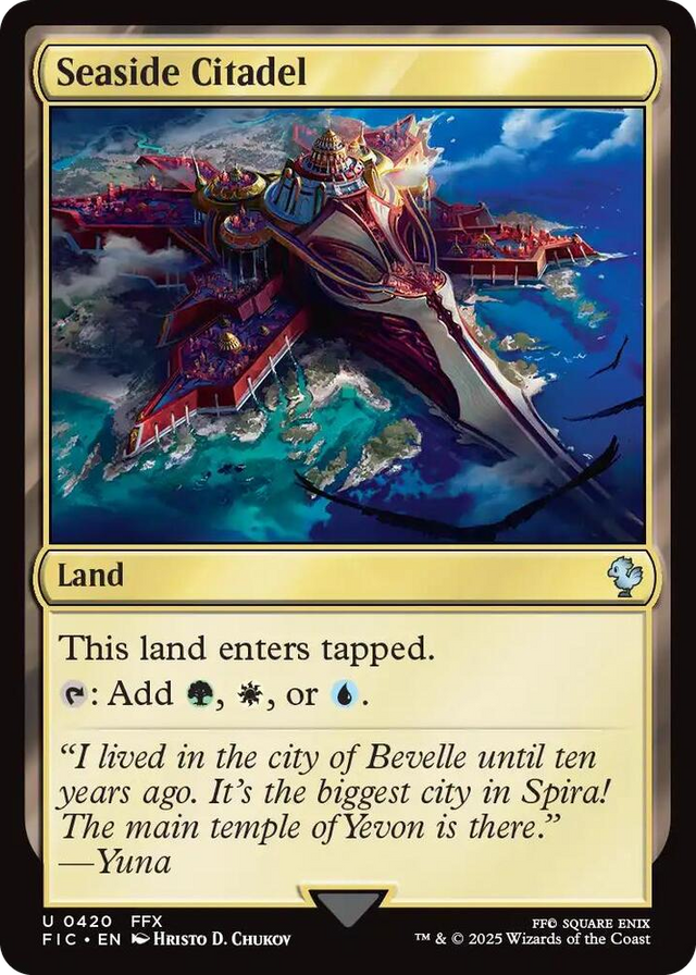 0420 Seaside Citadel U Commander: FINAL FANTASY