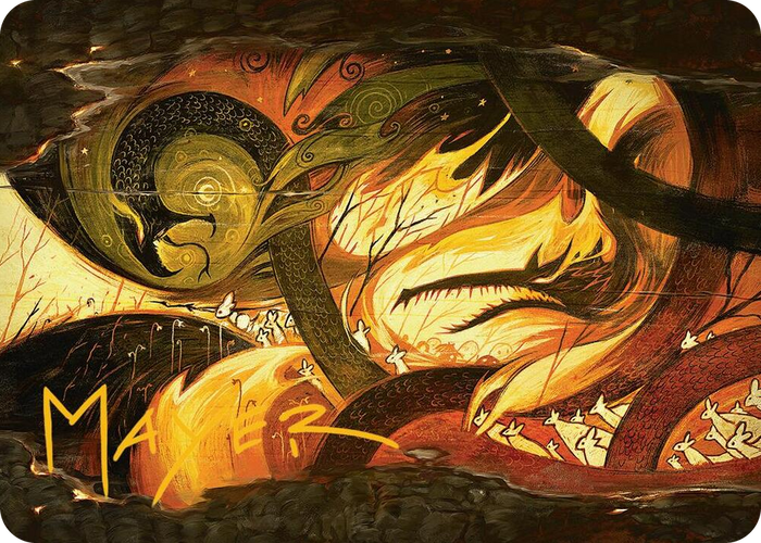 Season of Loss Art Card (Gold-Stamped Signature) #17 S - Art Series: Bloomburrow Pokemon card