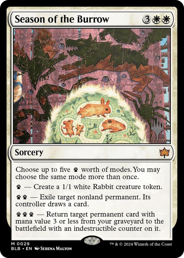 0029 Season of the Burrow M Promo Pack: Bloomburrow