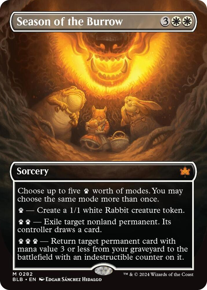 0282 Season of the Burrow (Borderless) M Bloomburrow