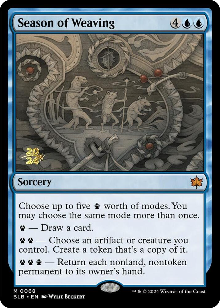 0068 Season of Weaving M Prerelease Cards