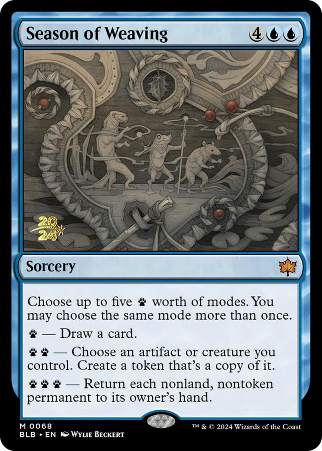 0068 Season of Weaving M Prerelease Cards