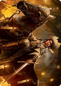 0012 Seasoned Cathar Art Card (Gold-Stamped Signature) S Art Series: Innistrad: Midnight Hunt