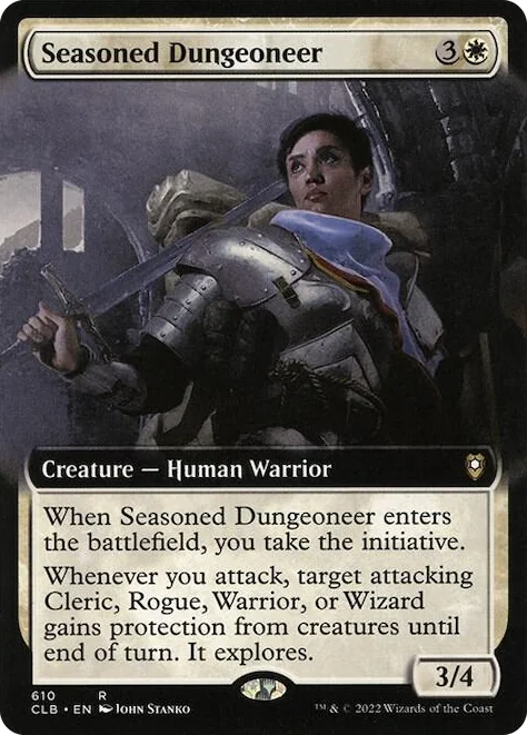 0610 Seasoned Dungeoneer (Extended Art) R Commander Legends: Battle for Baldur's Gate