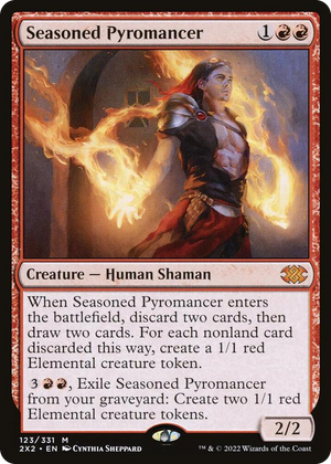 0123 Seasoned Pyromancer M Double Masters 2022