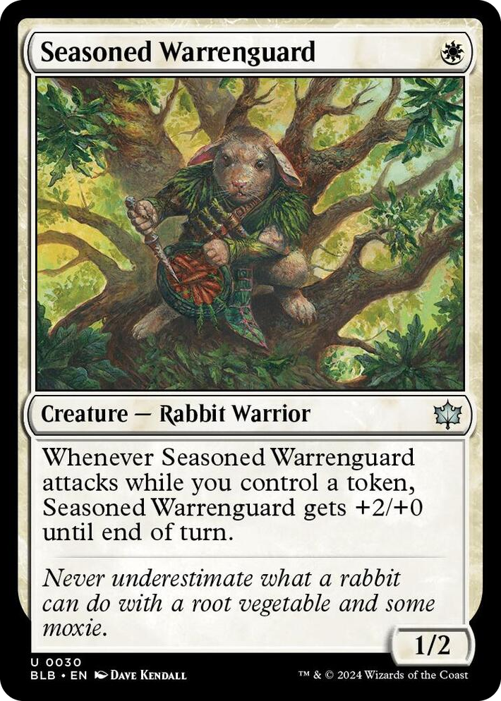 0030 Seasoned Warrenguard U Bloomburrow