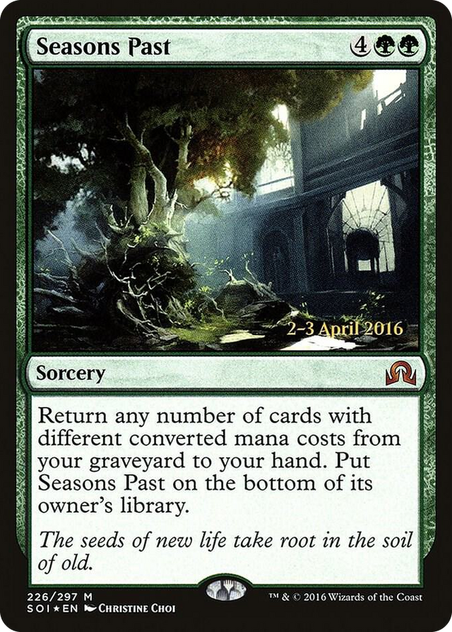 0226 Seasons Past M Prerelease Cards