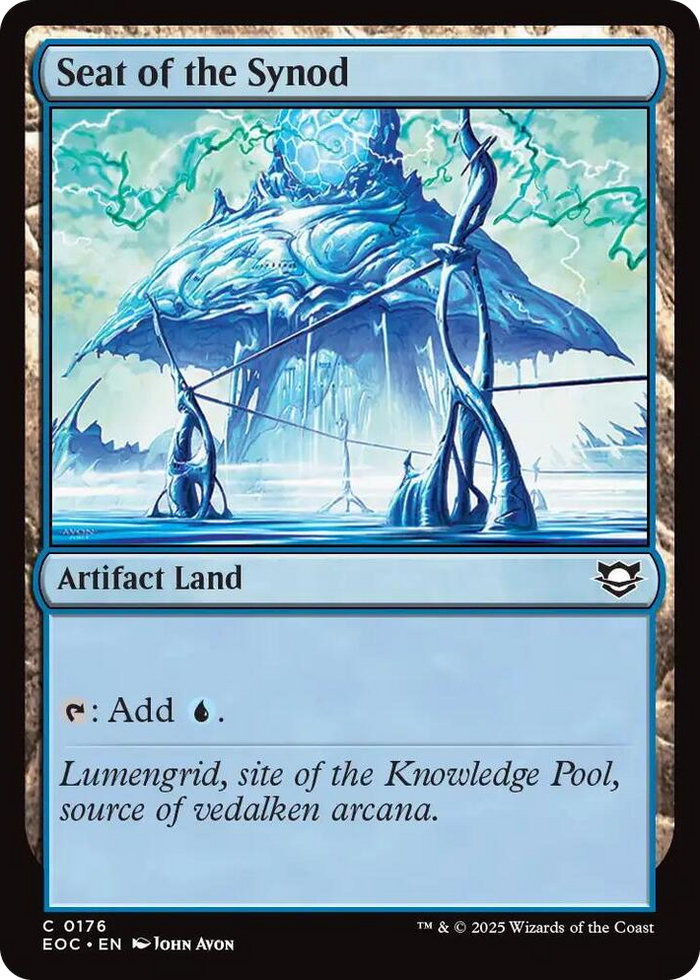 Seat of the Synod #176 C - Commander: Edge of Eternities Pokemon card
