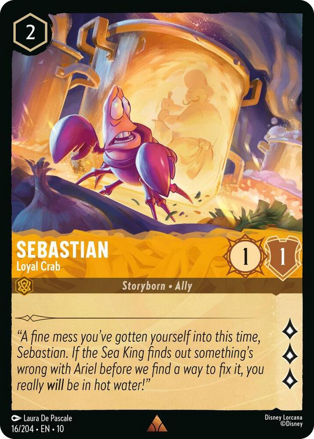 0016 Sebastian - Loyal Crab Rare Whispers in the Well