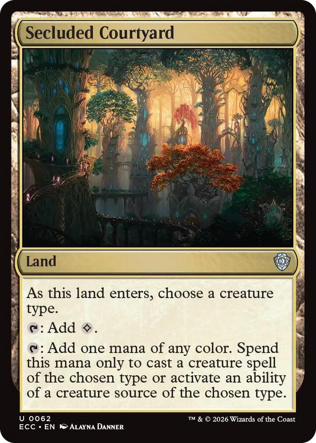 0062 Secluded Courtyard U Commander: Lorwyn Eclipsed