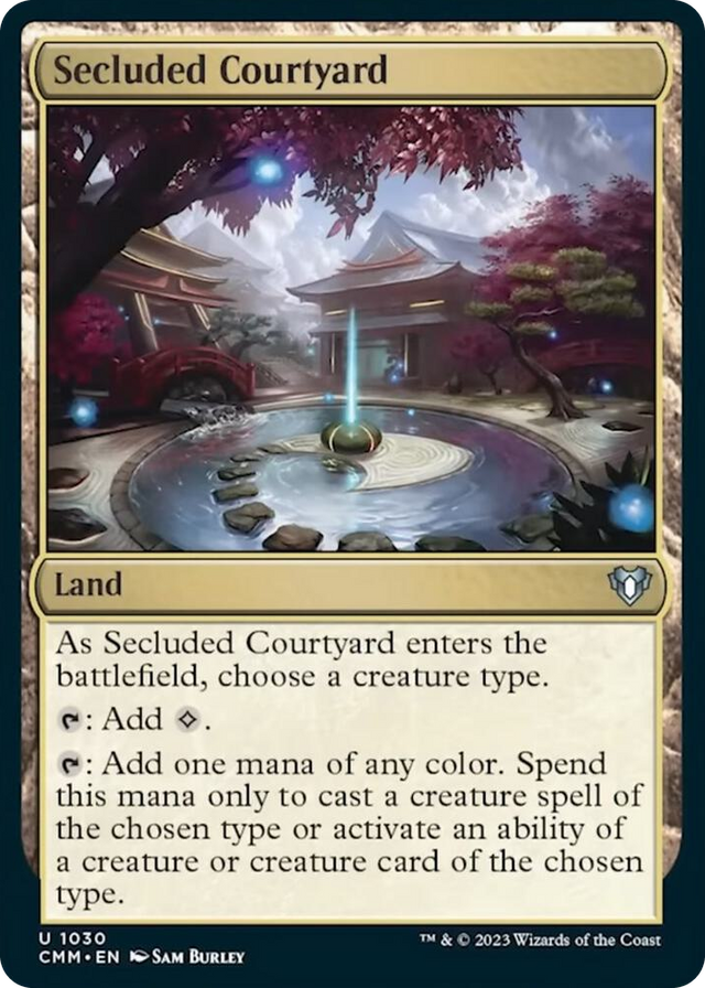 1030 Secluded Courtyard U Commander Masters